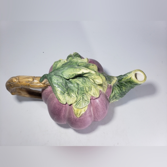 CBK LTD 1995 Teapot purple and green - Picture 7 of 8